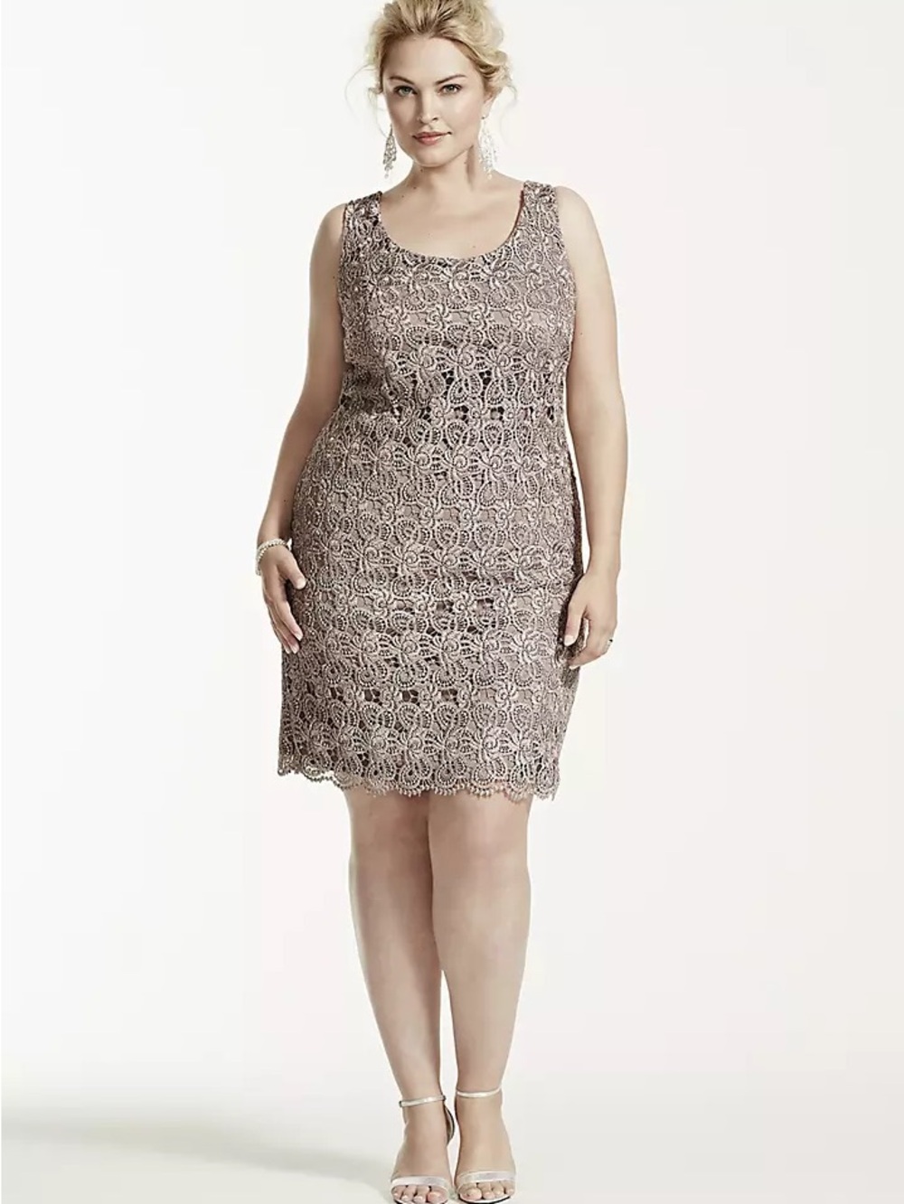 Ignite Evenings by Carol Lin Mother of the Bride Lace Dress Size 24W